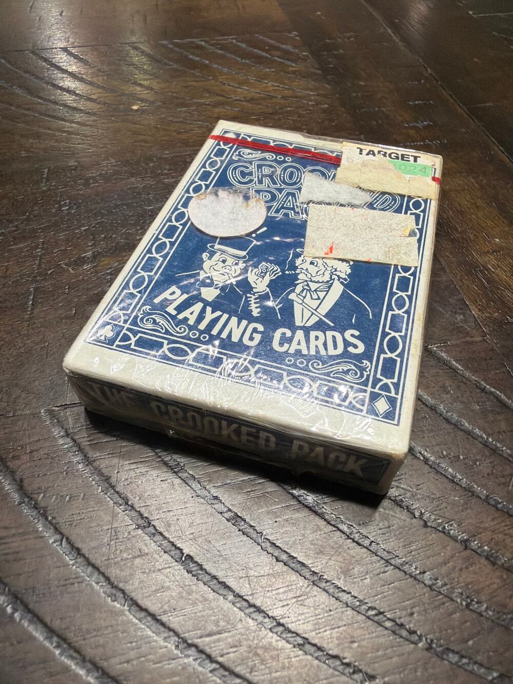 Vintage Crooked Pack Playing Cards Novelty Gag Trick Deck New Sealed Target